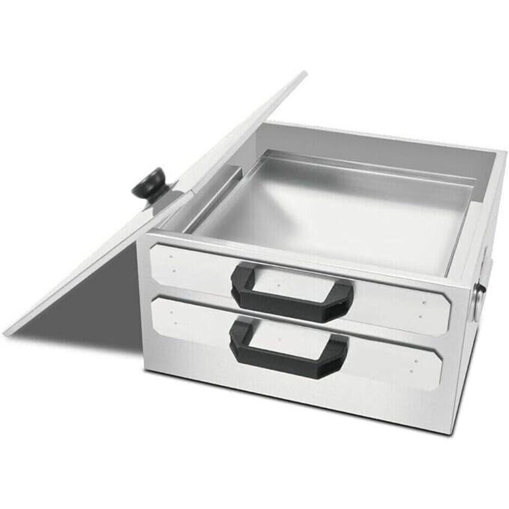 Rice Noodle Rolls Machine 2-layer 304 Stainless Steel Steamed Vermicelli Roll